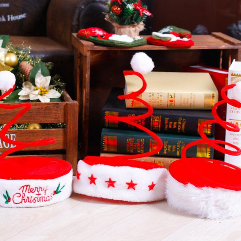 Sombrero de rebote estilo navideño Decoración de mesa