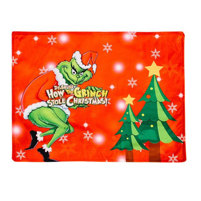 Mantel de mesa con diseño de Grinch para Navidad, tacto suave, mejor calidad, color brillante