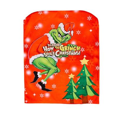 Funda para silla con diseño de Grinch para Navidad, tacto suave, mejor calidad, color brillante