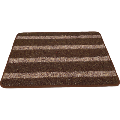 Alfombrilla de algodón y poliéster Durable Absorbe Material de microfibra Alfombrilla de puerta Fácil de limpiar Base antideslizante TPR