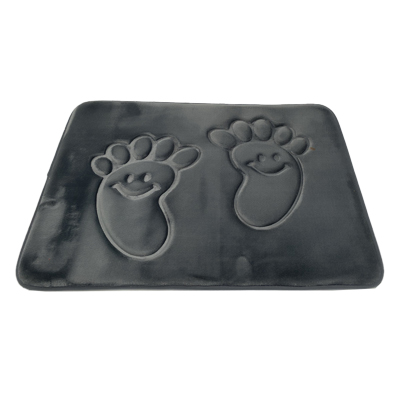 Coral Fleece Mat Multiusos Floor Mat Antideslizante Base PVC Varios Tamaños y Diseño