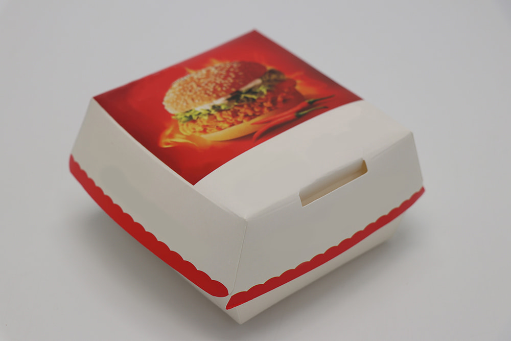 Caja de hamburguesas de papel impreso 2